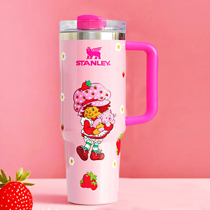 Strawberry Shortcake Quencher 40 Oz Tumbler