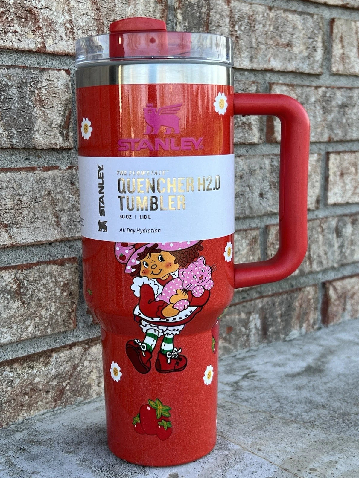 Strawberry Shortcake Quencher 40 Oz Tumbler